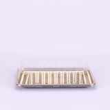 Gold Base Rectangle Cake Container With Lid - Hotpack Oman