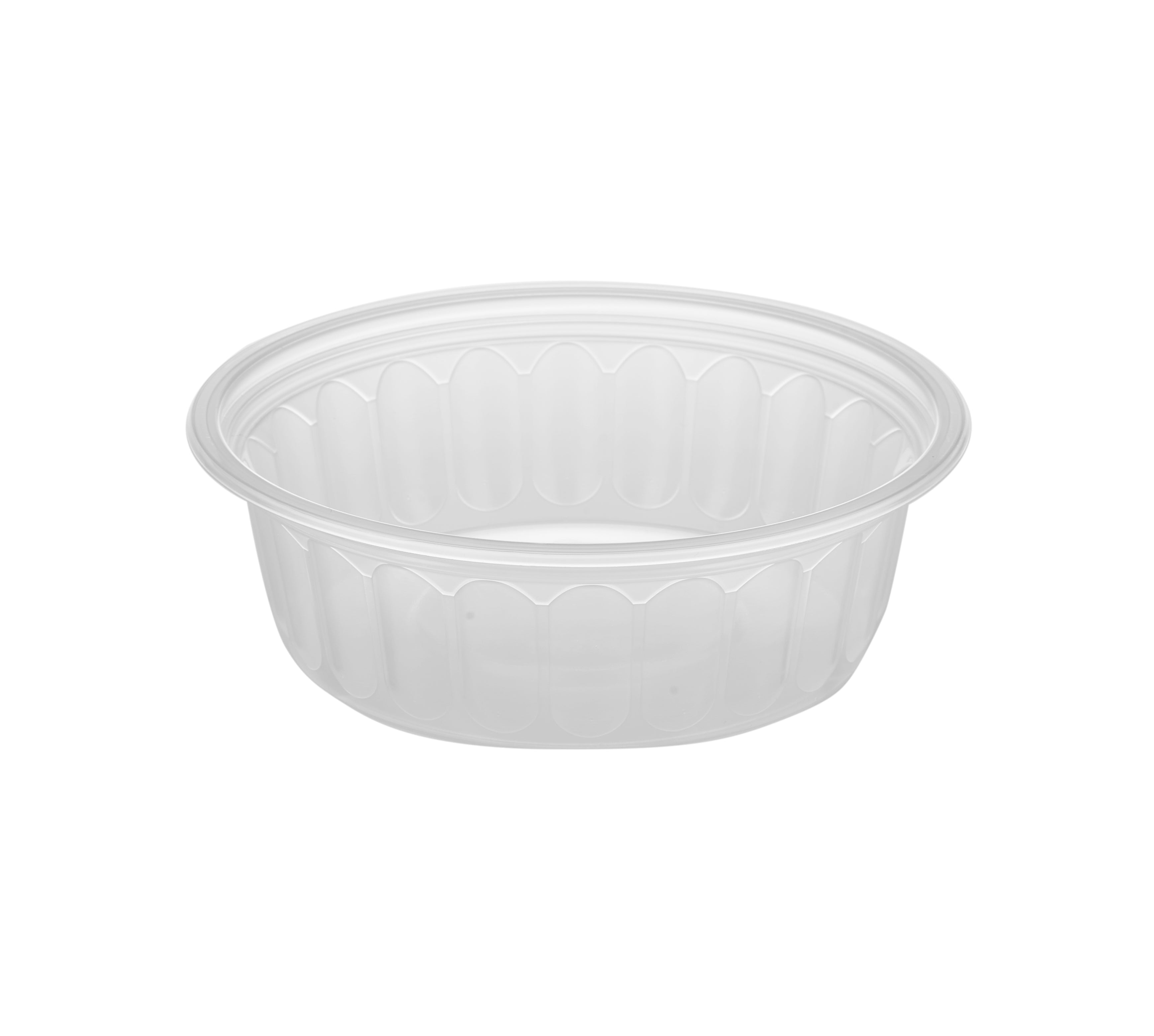 Disposable Plastic Corrugated Clear Round Container 200ml Hotpack Oman