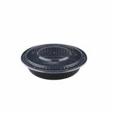 Black Base Heavy Duty Round Container 37 Oz 300 Pieces - Hotpack Oman