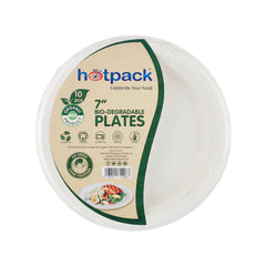 Biodegradable Paper Pulp Plate | 10 Pieces - Hotpack Oman