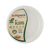 Biodegradable Paper Pulp Plate | 10 Pieces - Hotpack Oman