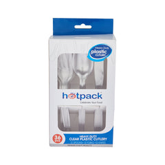 Heavy Duty Plastic Cutlery 12 Pieces Each - hotpack.om