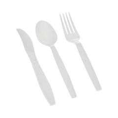 Heavy Duty Plastic Cutlery 12 Pieces Each - hotpack.om