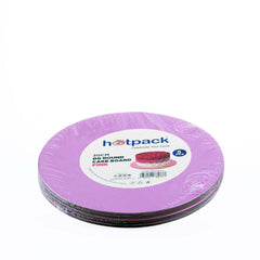 Pink Round Cake Board 5 Pieces - Hotpack Oman