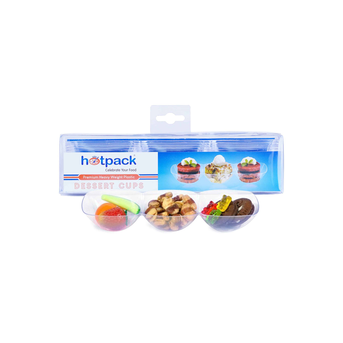 Hotpack | 3-link Round Dish | 200 Pieces - Hotpack Oman