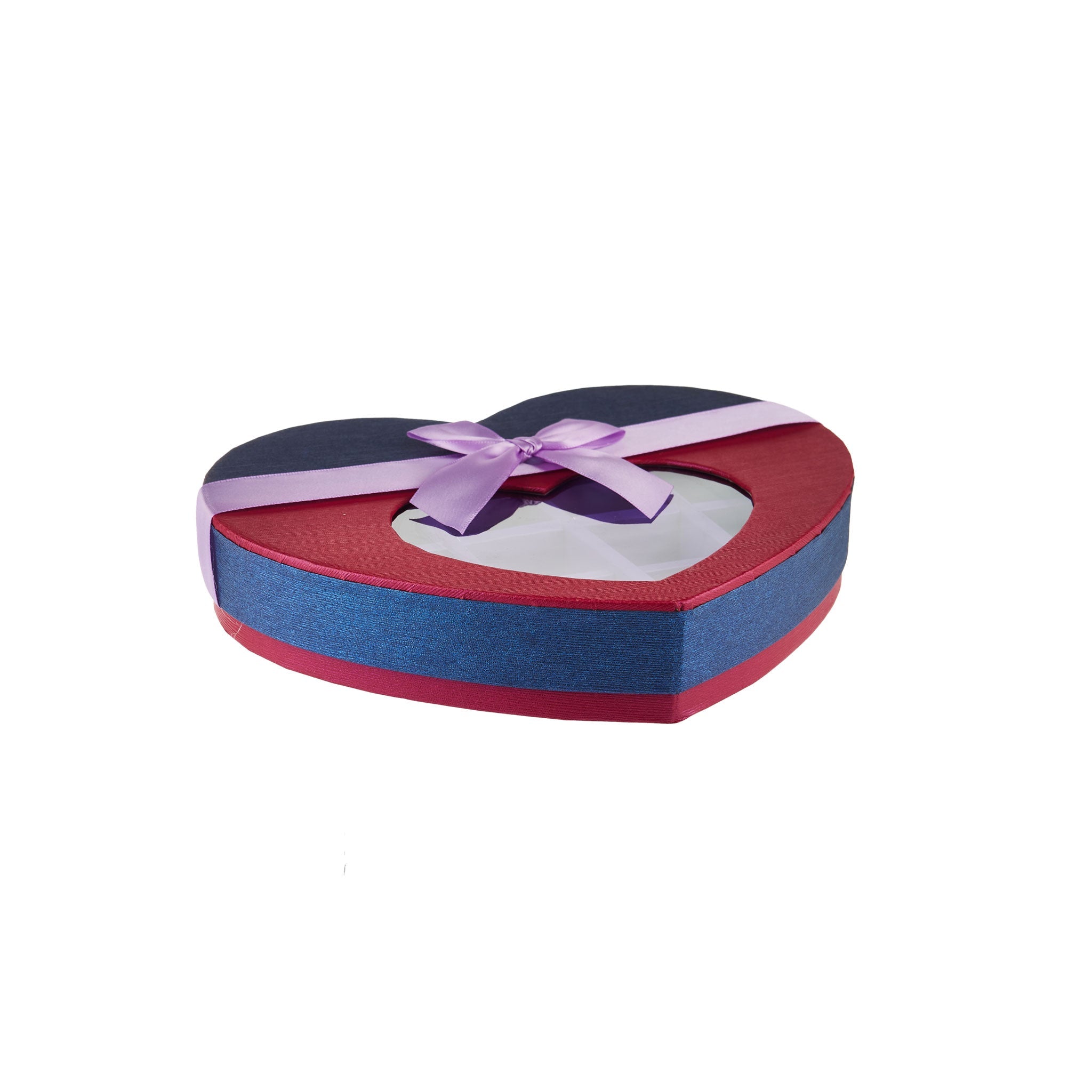 Chocolate Gift Box Heart Shape 21 Division - 1 Piece - Hotpack Oman