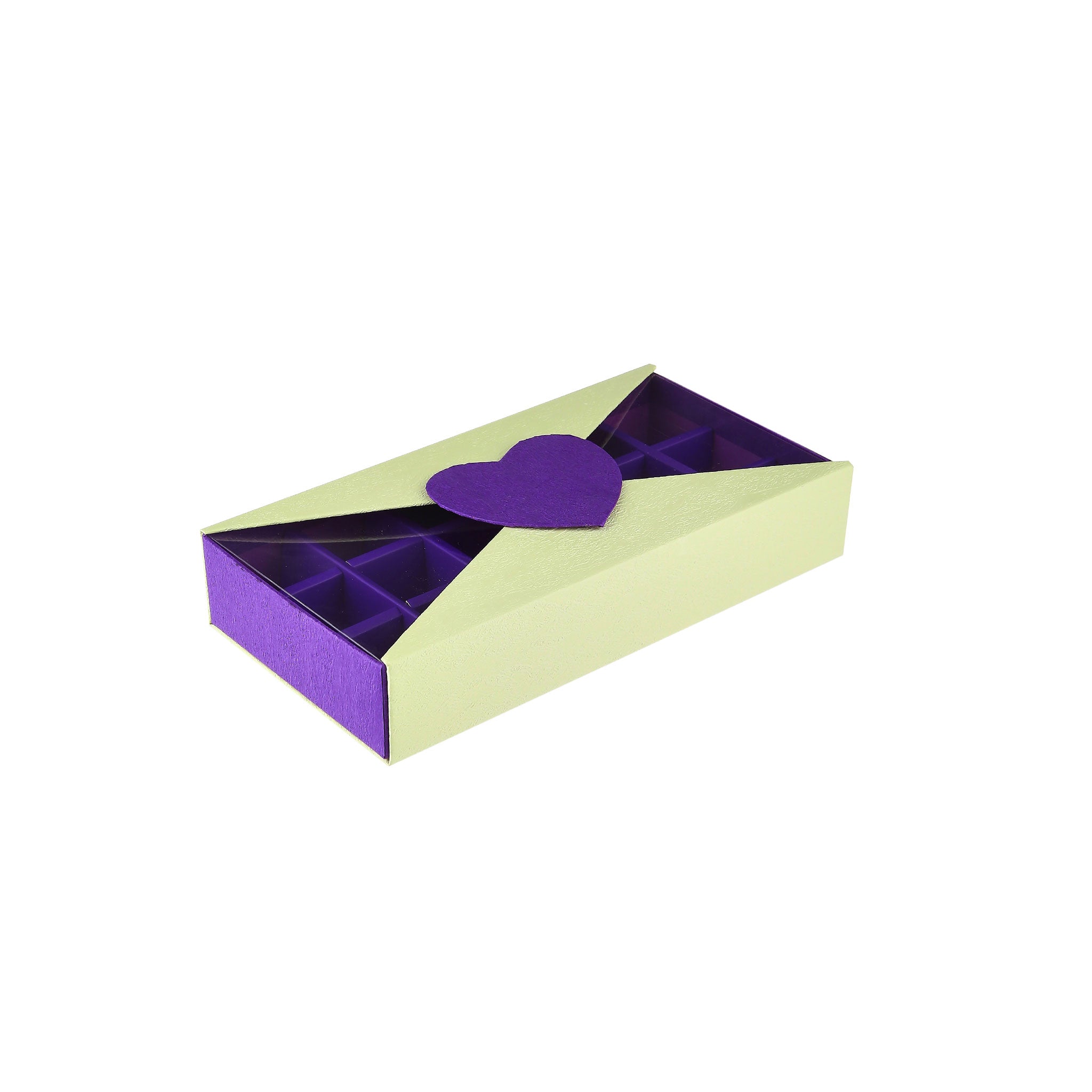 Rectangular Chocolate Gift Box 18 Division - 1 Piece - Hotpack Oman