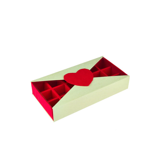 Rectangular Chocolate Gift Box 18 Division - 1 Piece - Hotpack Oman