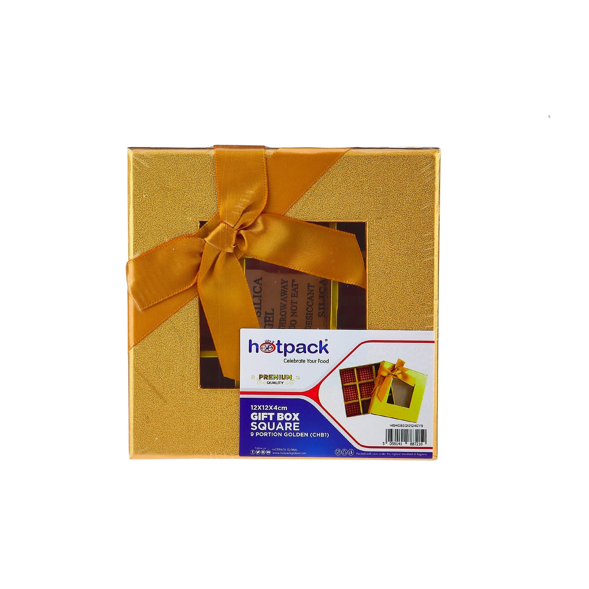 Square Chocolate Gift Box Shape 09 Division - 1 Piece - Hotpack Oman