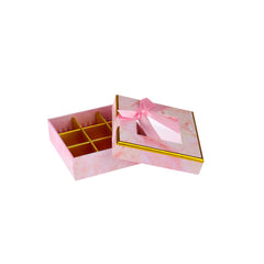 Square Chocolate Gift Box Shape 09 Division - 48 Pieces