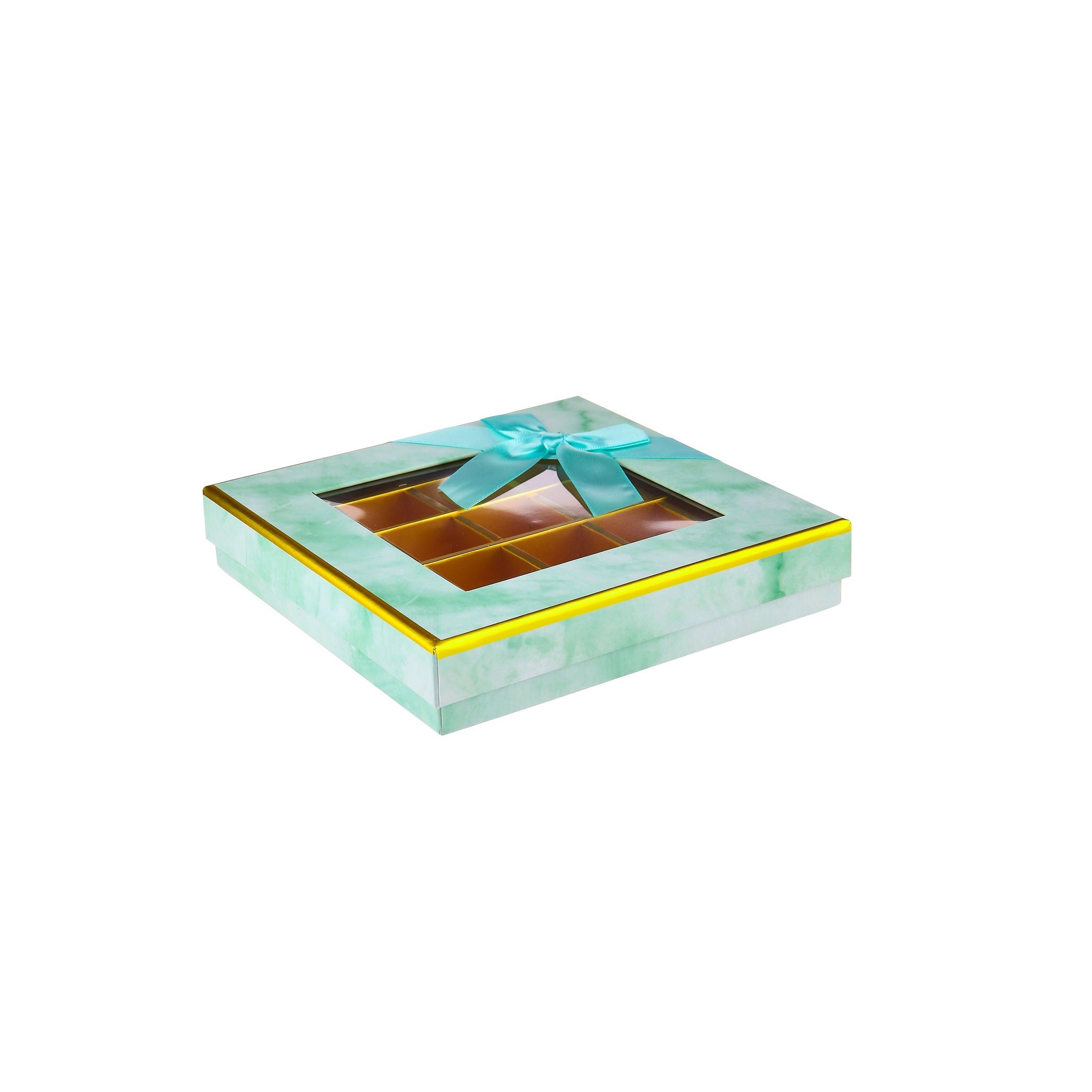 Square Chocolate Gift Box 25 Divison - 1 Piece - Hotpack Oman