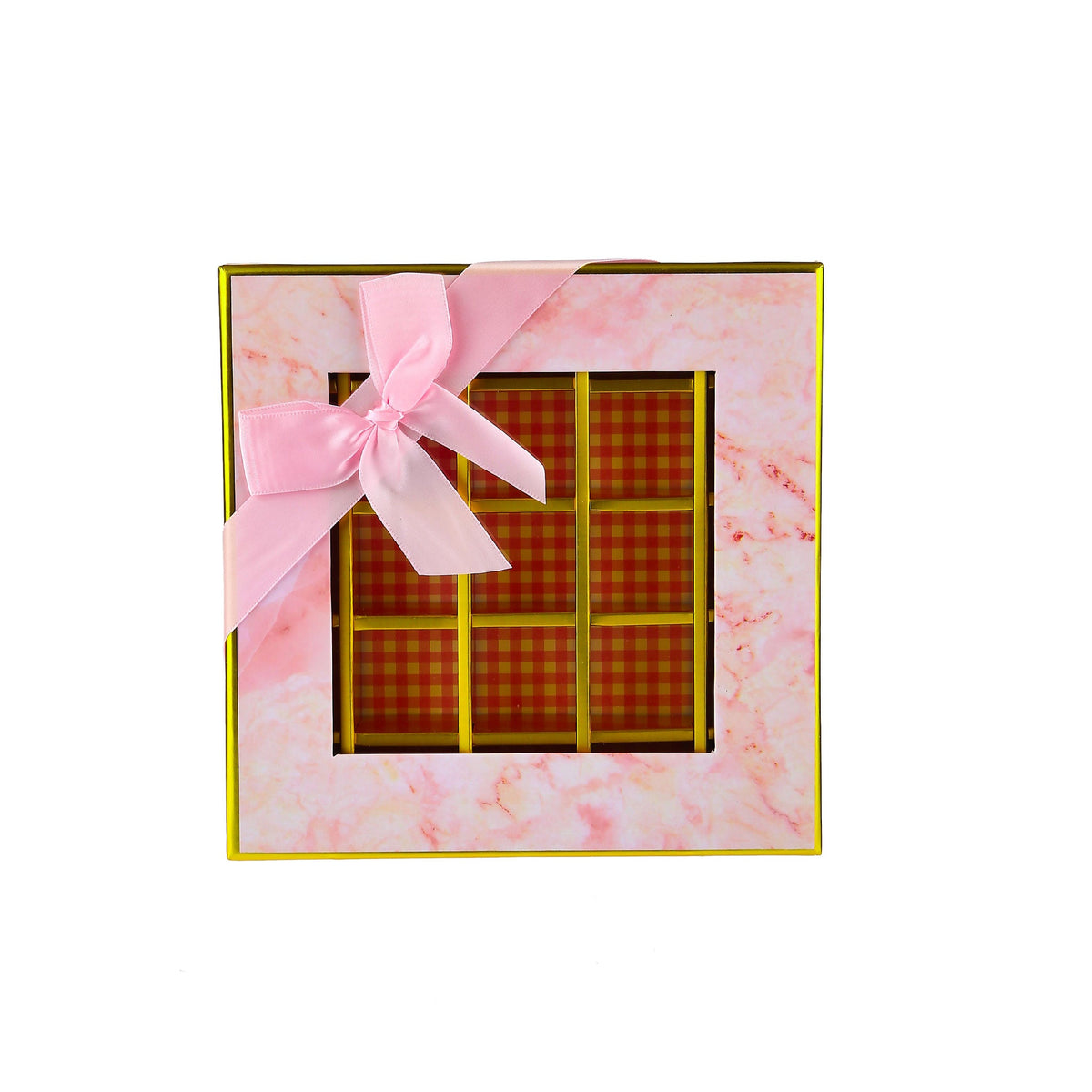 Square Chocolate Gift Box 25 Divison - 1 Piece - Hotpack Oman