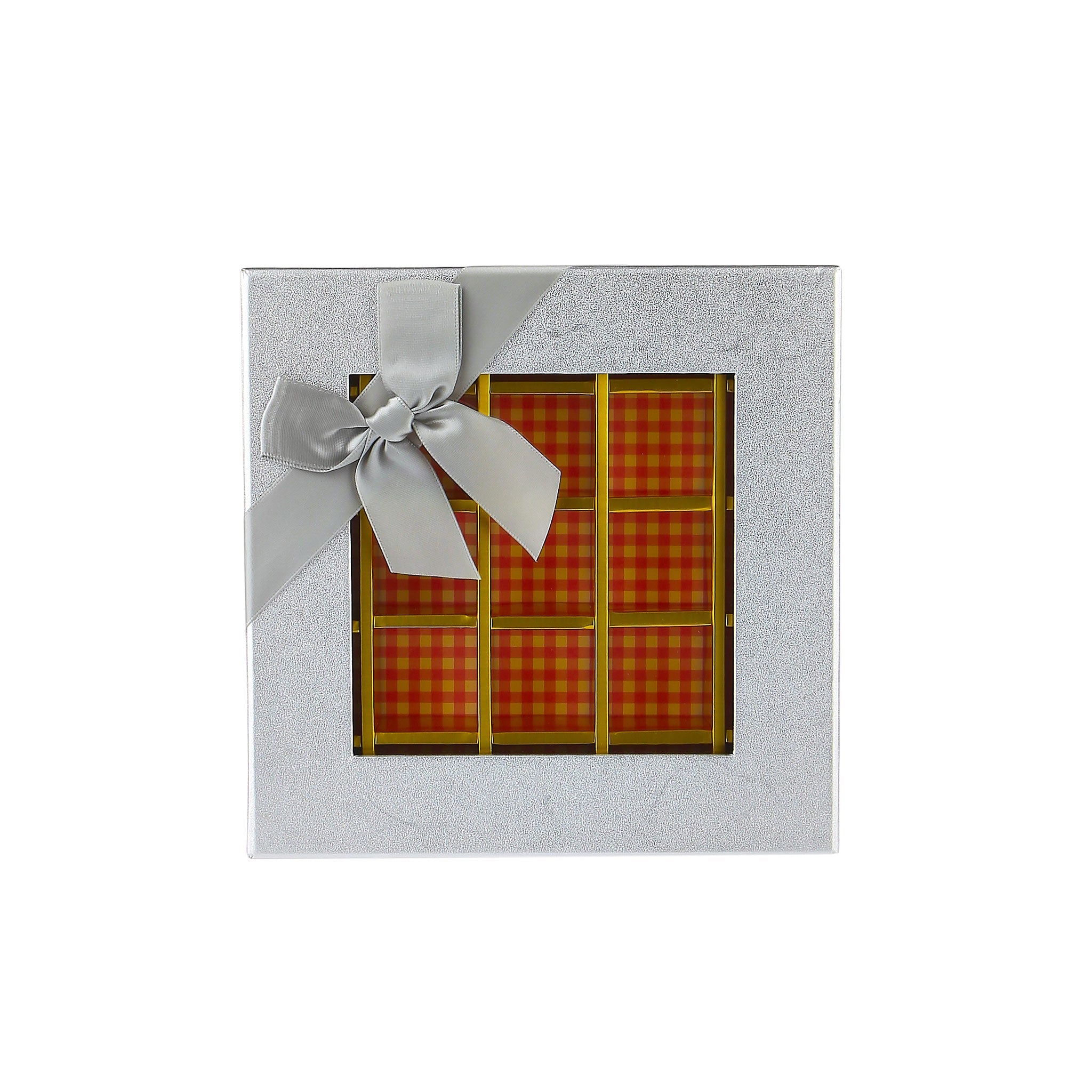 Square Chocolate Gift Box 25 Divison - 1 Piece - Hotpack Oman