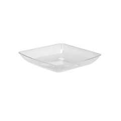 Premium Square Deep Clear Plate 6 Pieces - Hotpack Oman