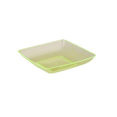 Premium Square Deep Neon Green Plate 6 Pieces - Hotpack Oman