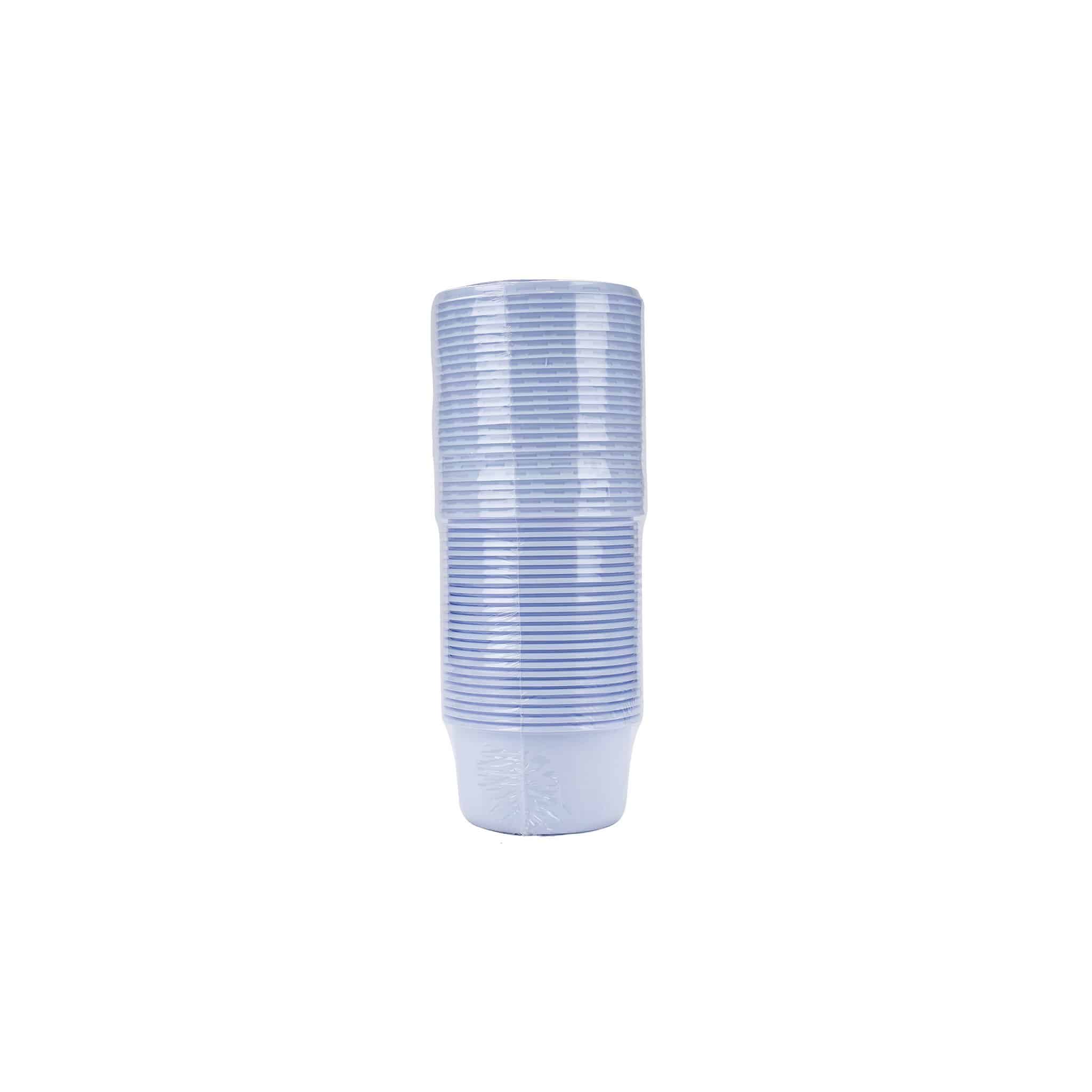 Plastic White Bowl 400Ml With Lid