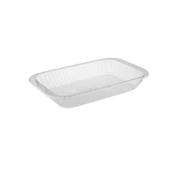 Rectangular Flower Clear Pyrex Disposable Tray - Hotpack Oman