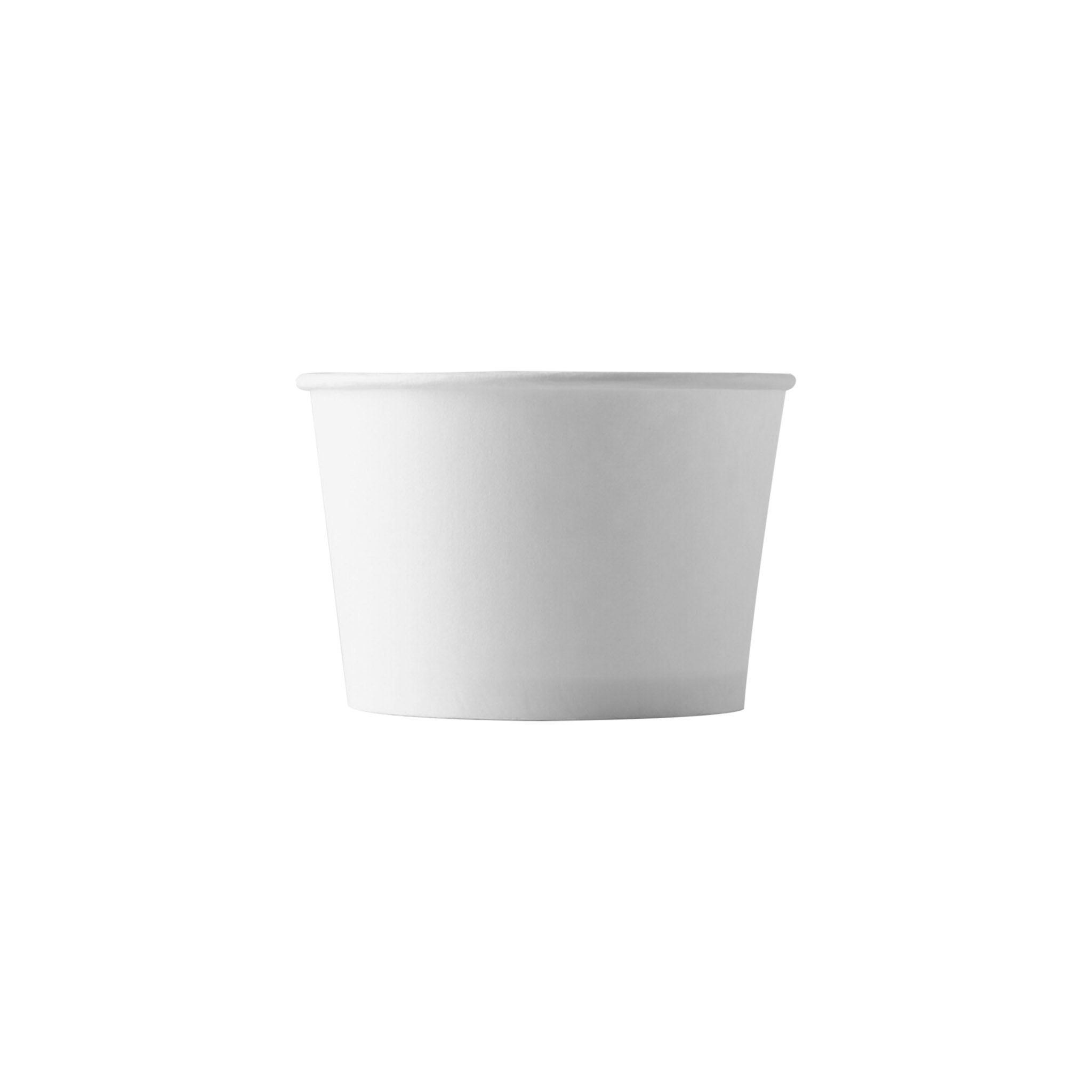 White Paper Ice Cream Cup Base Only 