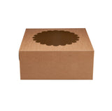 Kraft Cake Box Round With Window - Hotpack Oman