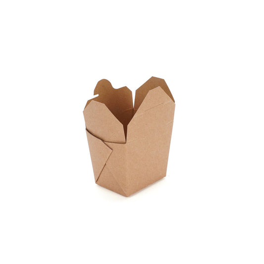 8 Oz KRAFT SQUARE BOX - Hotpack Global