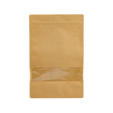 Kraft Resealable Paper Bag With Window