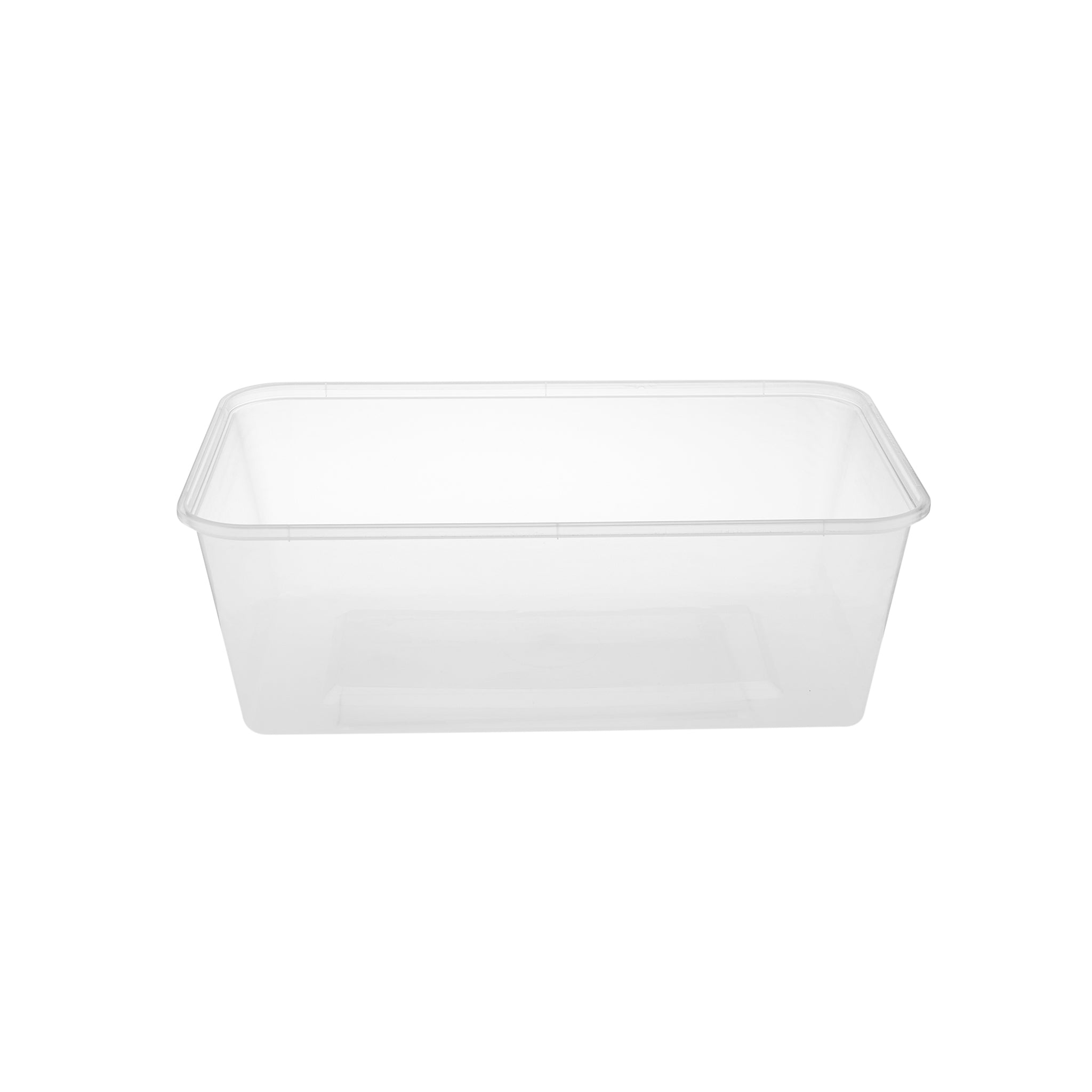 Clear Rectangle Microwavable Container