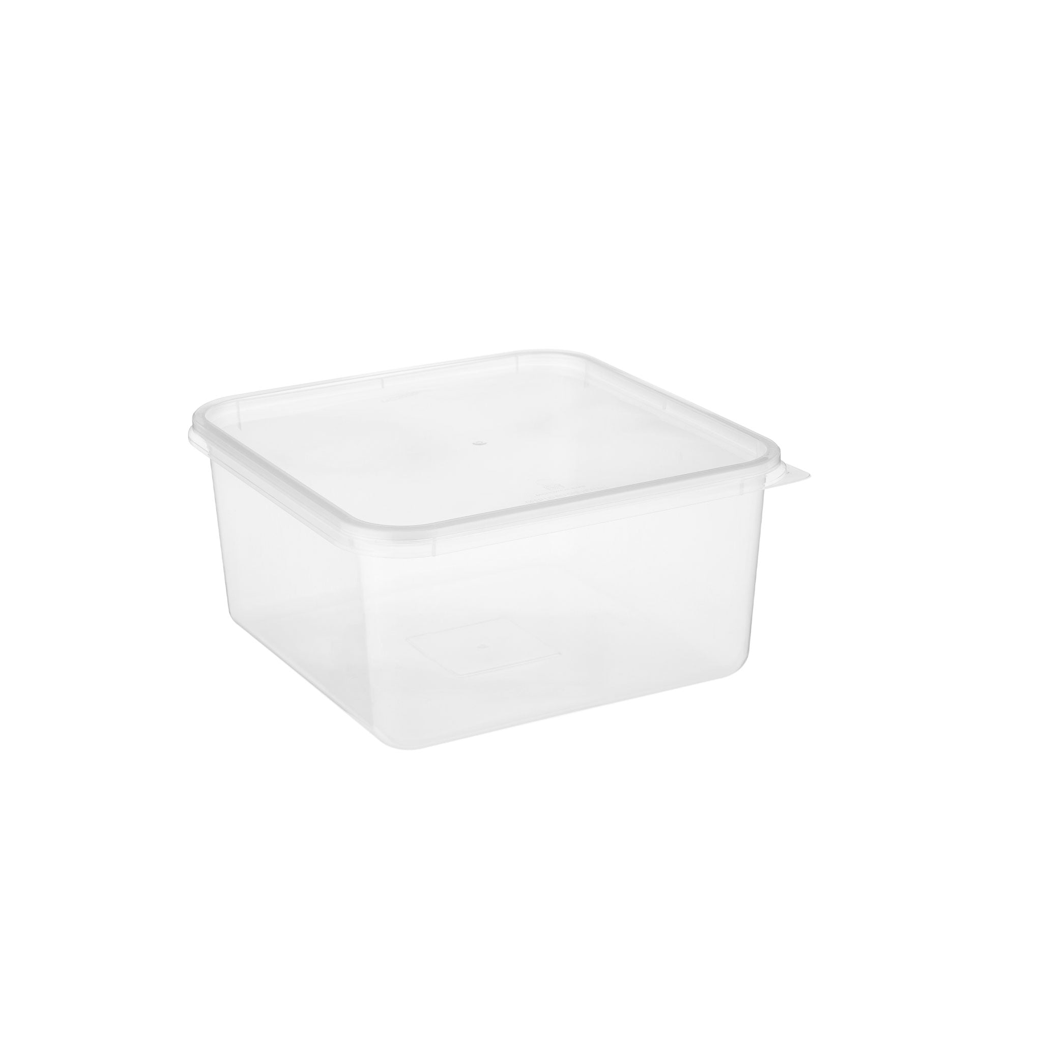 Clear Rectangle Microwavable takeaway plastic packaging Container 2000ml - Hotpack Oman