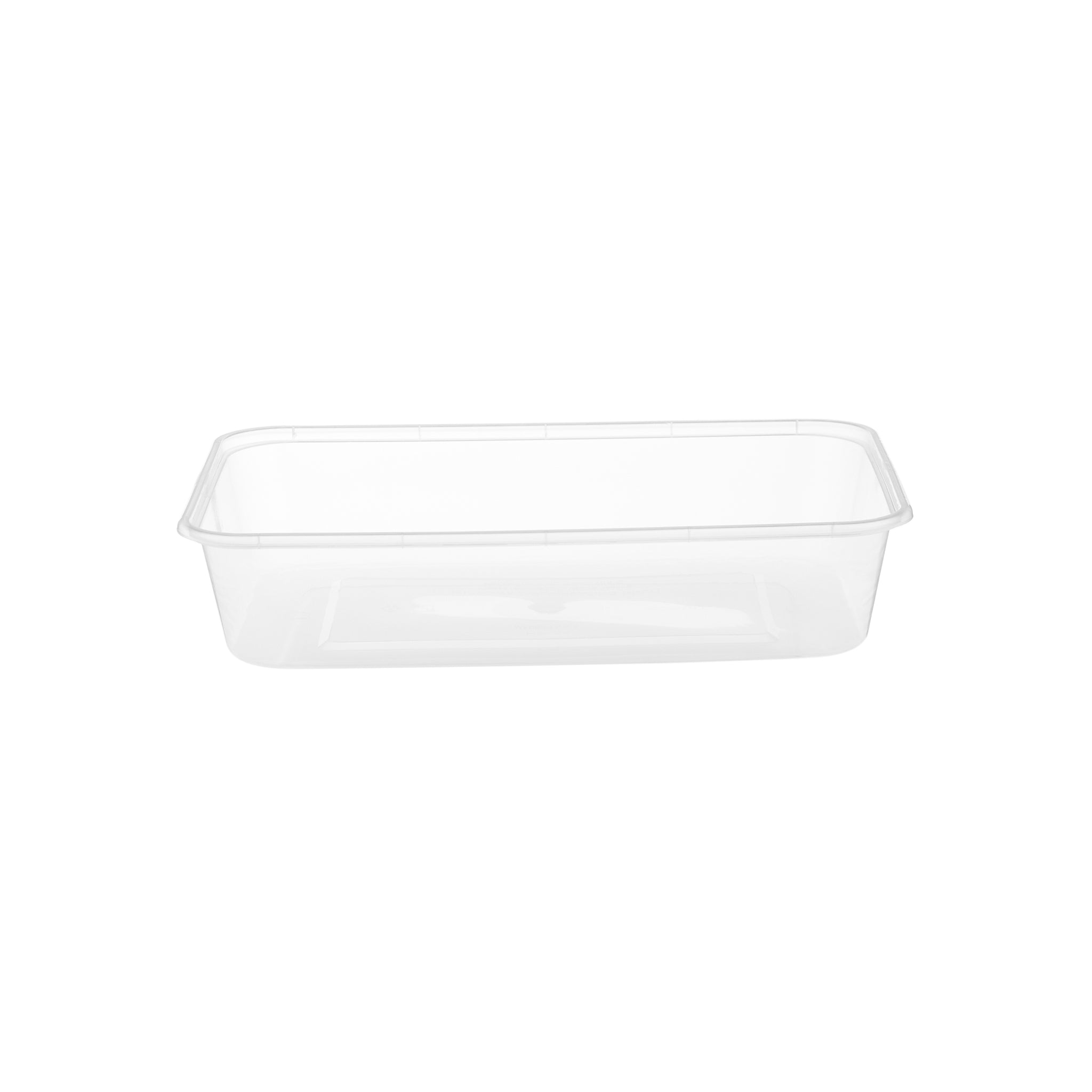 Clear Rectangle Microwavable Container