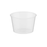 Round Clear Microwavable Container 525ml with lid wholesale - Hotpack Oman