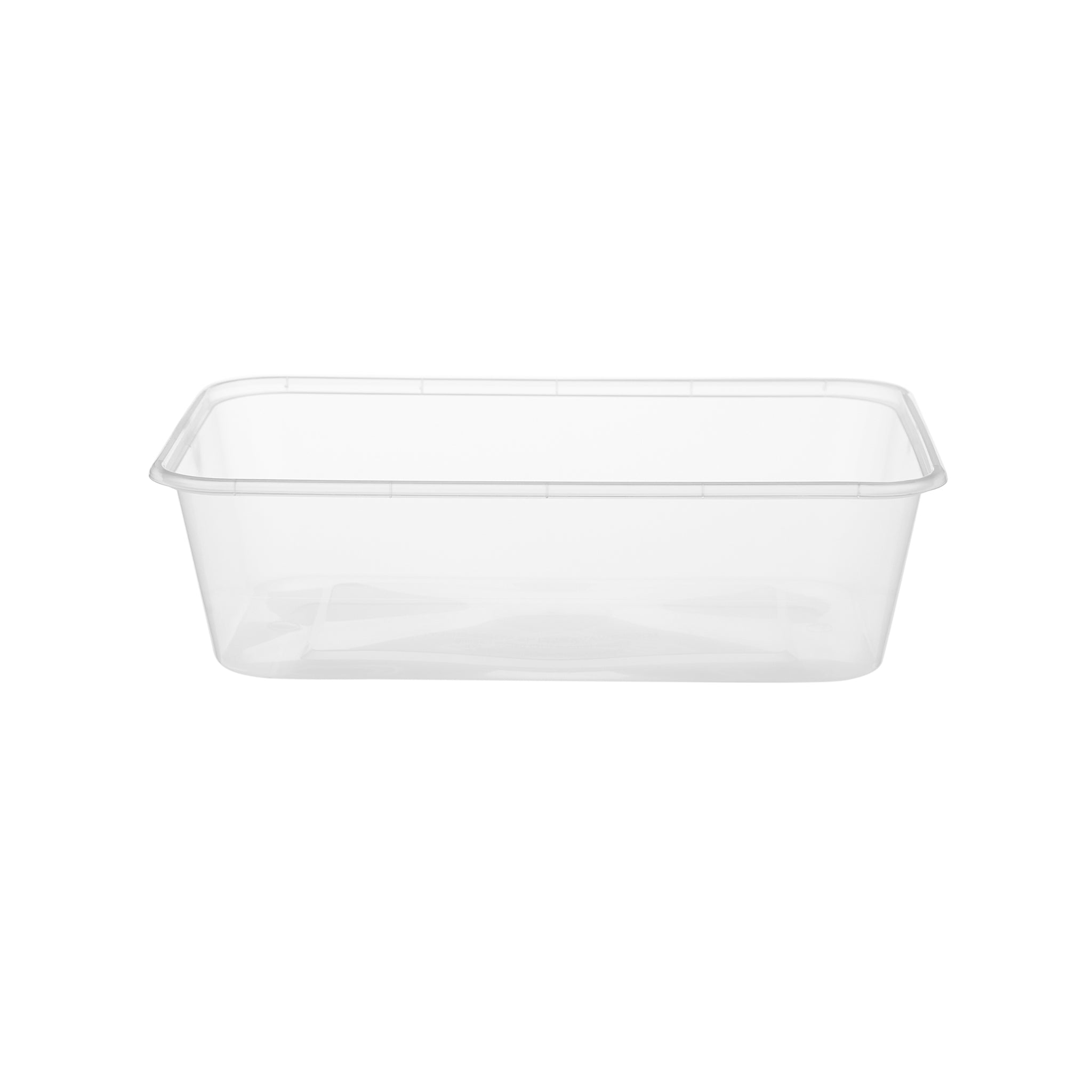 Clear Rectangle Microwavable takeaway Container 650ml - Hotpack Oman