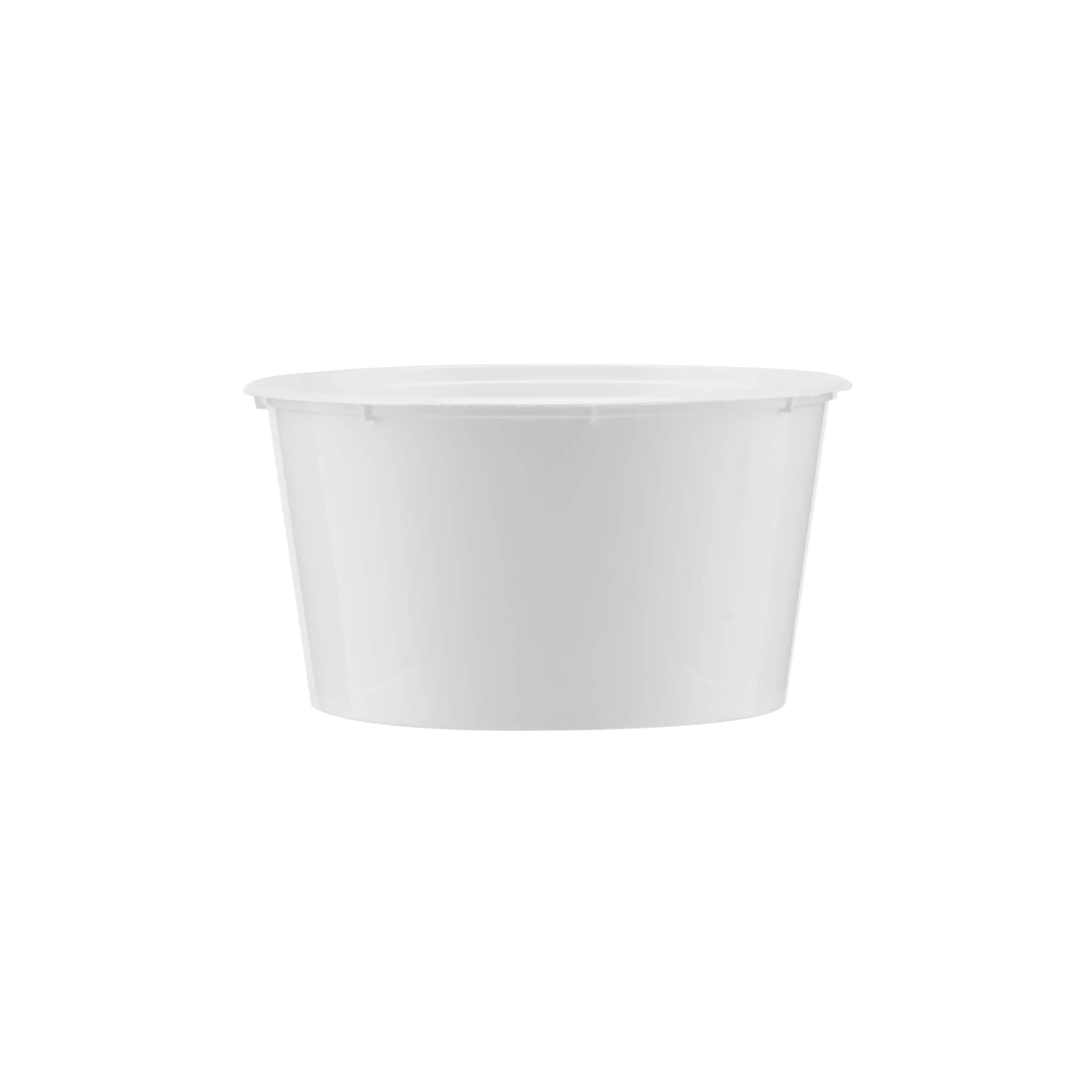 White Round Microwavable Container 500 Pieces - Hotpack Oman
