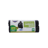 Twin Pack Heavy Duty Garbage Roll Black 80x110cm 55 Gallon  30 Pieces