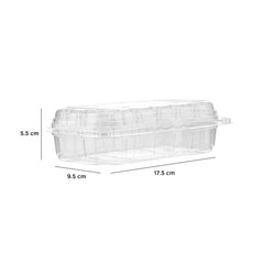 Clear PET Punnet Veg & Fruits Container - Hotpack Oman