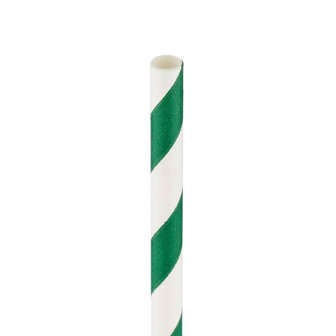 6 mm PAPER STRAW GREEN 5000 Pieces - Hotpack Oman