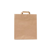Kraft Brown Paper Bag Flat Handle 32X12X35 Cm