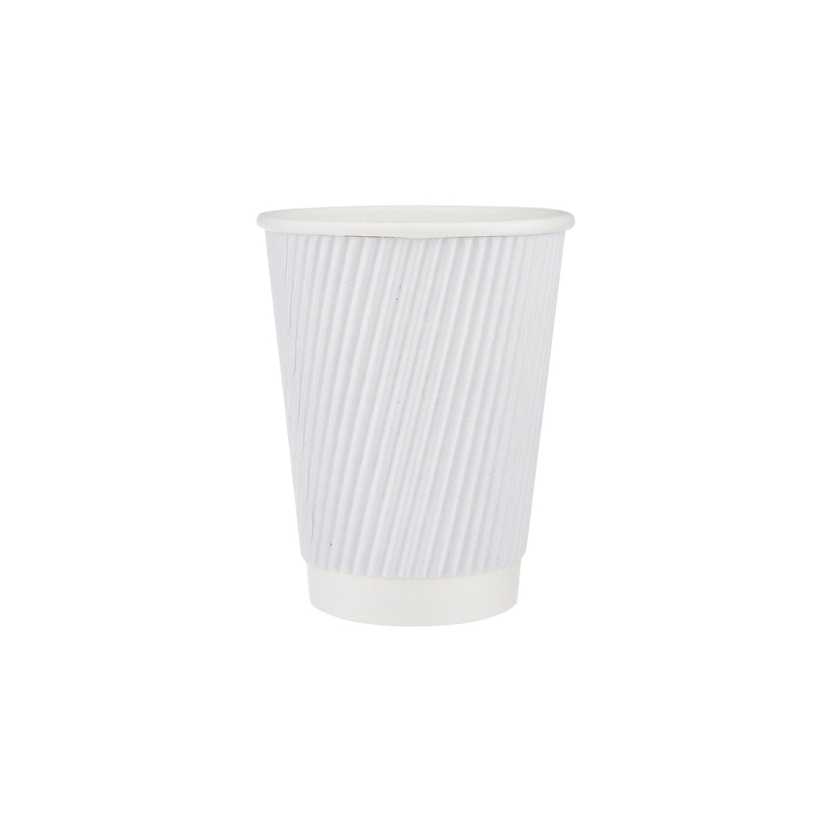 White Ripple Paper Cups - Hotpack UAE