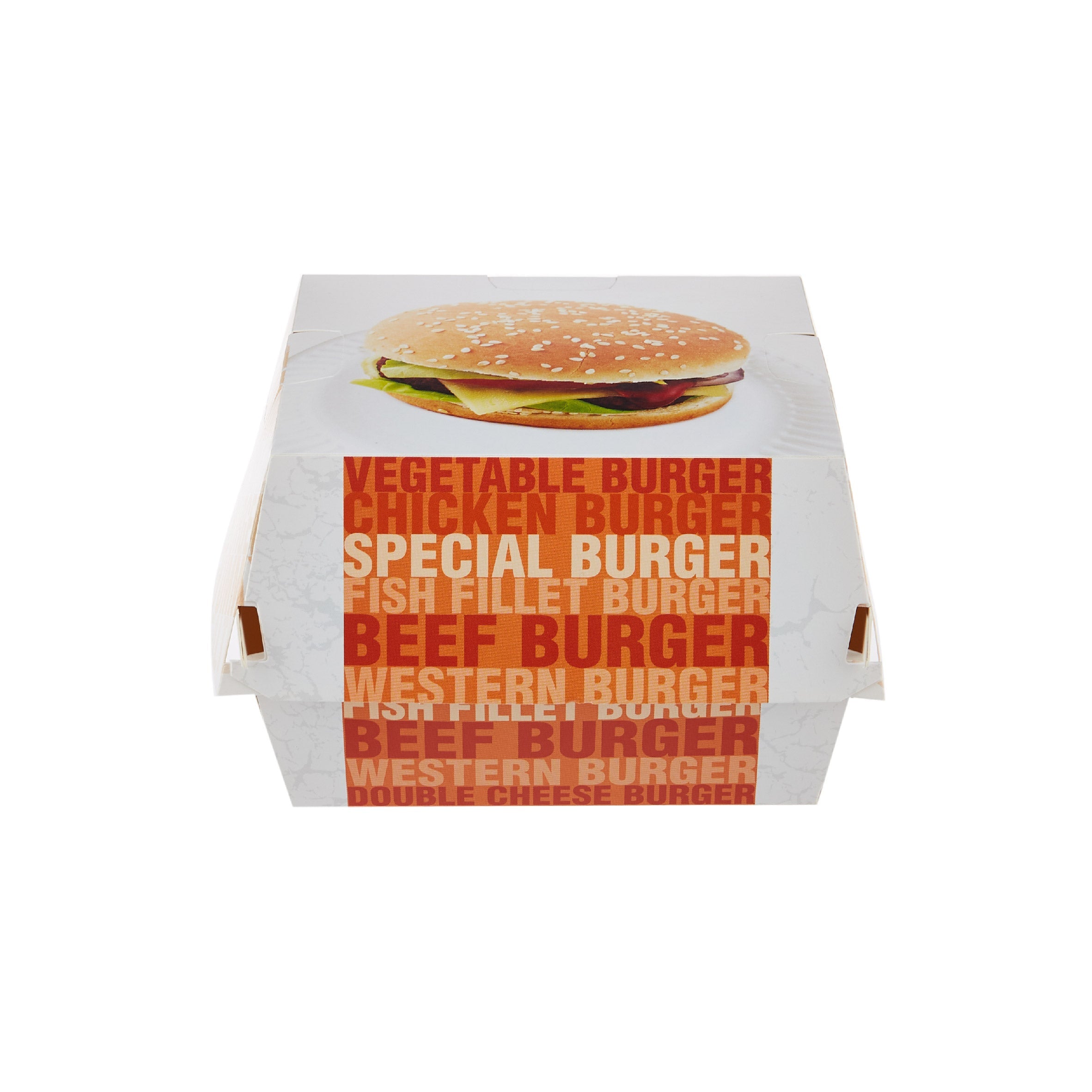 Printed Paper Burger Box