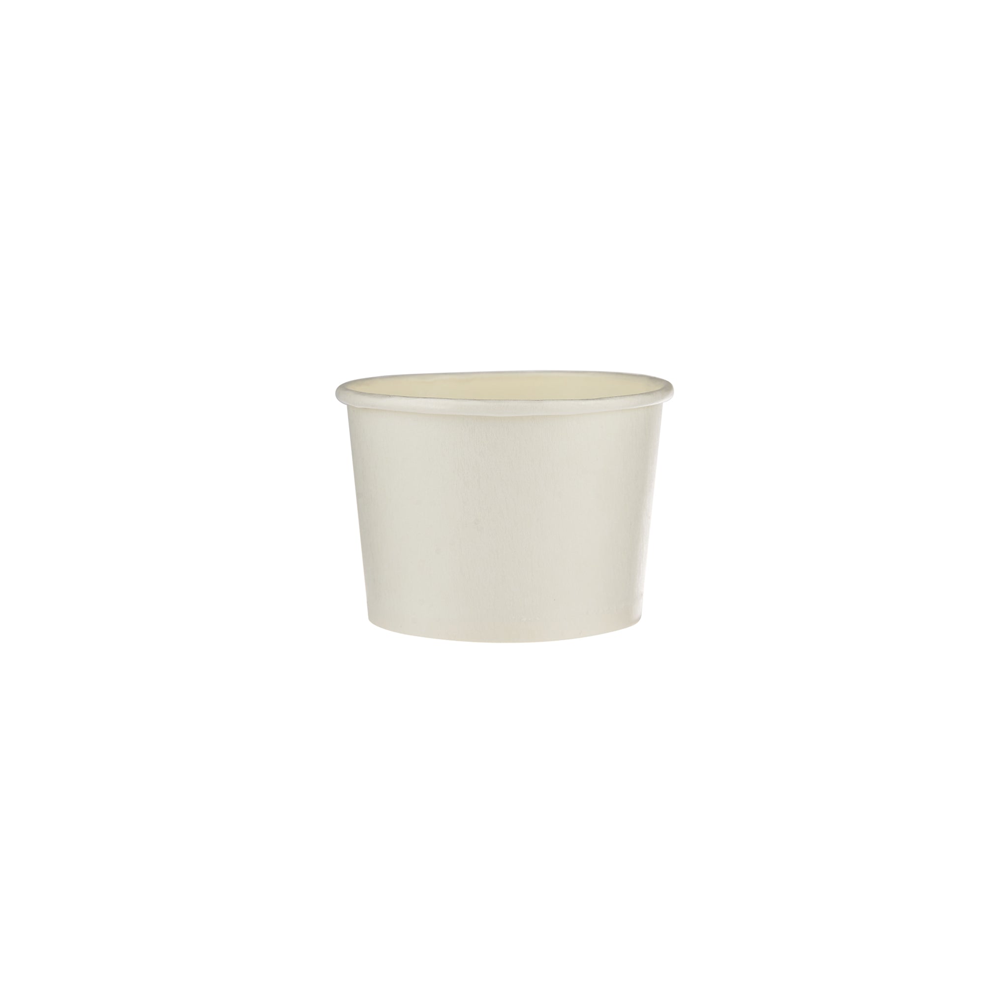 1000 Pieces 250 ml White Paper Soup Bowl - Hotpack Oman