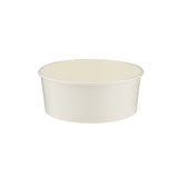 600 Pieces 900 ml White Paper Soup Bowl - Hotpack Oman