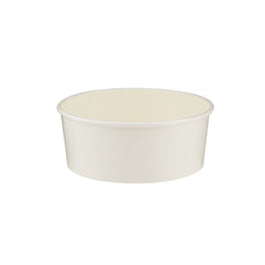 600 Pieces 900 ml White Paper Soup Bowl - Hotpack Oman