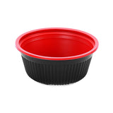 Red & Black Soup Bowl 700 Cc With Lids