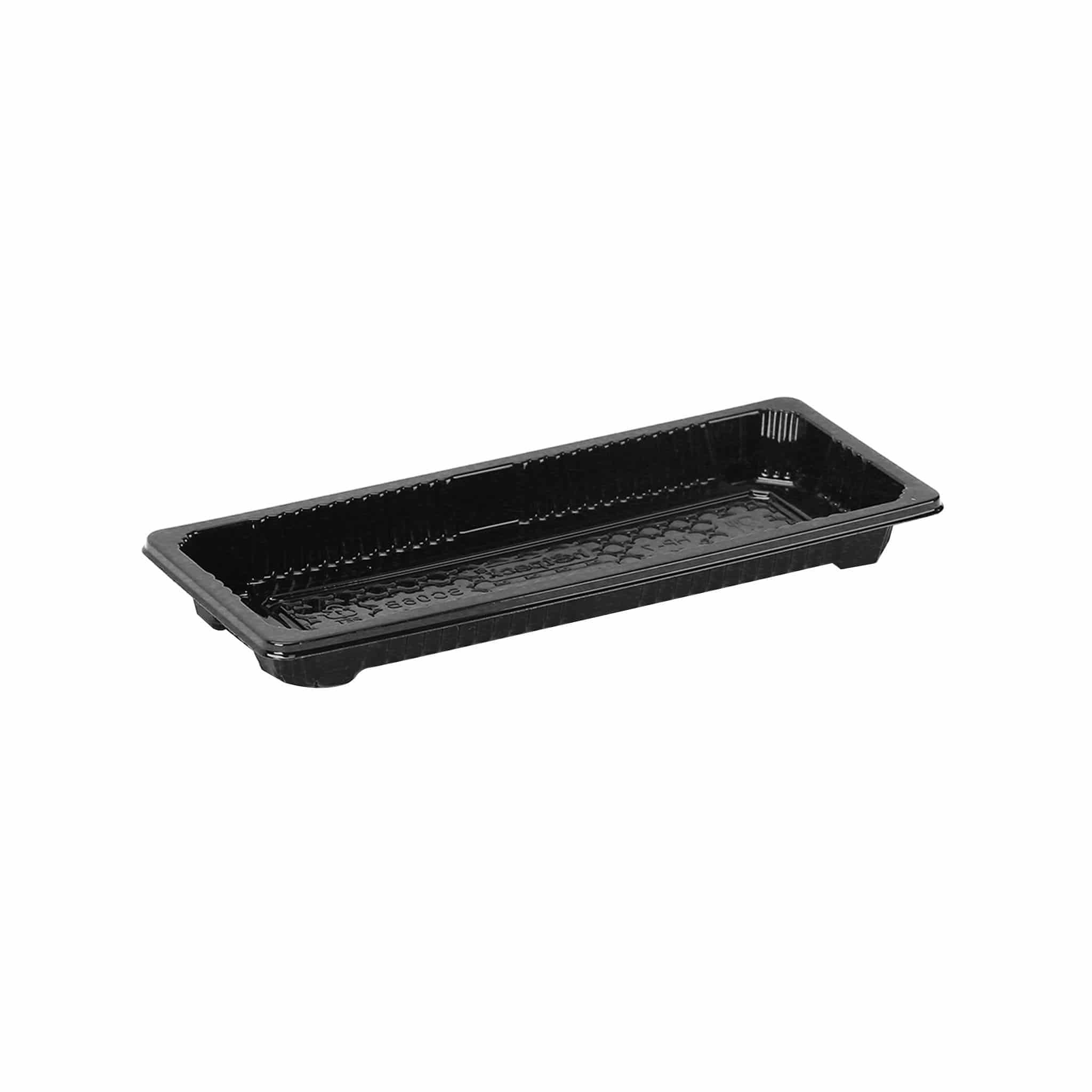 Black Sushi Container 220X60X21Mm 