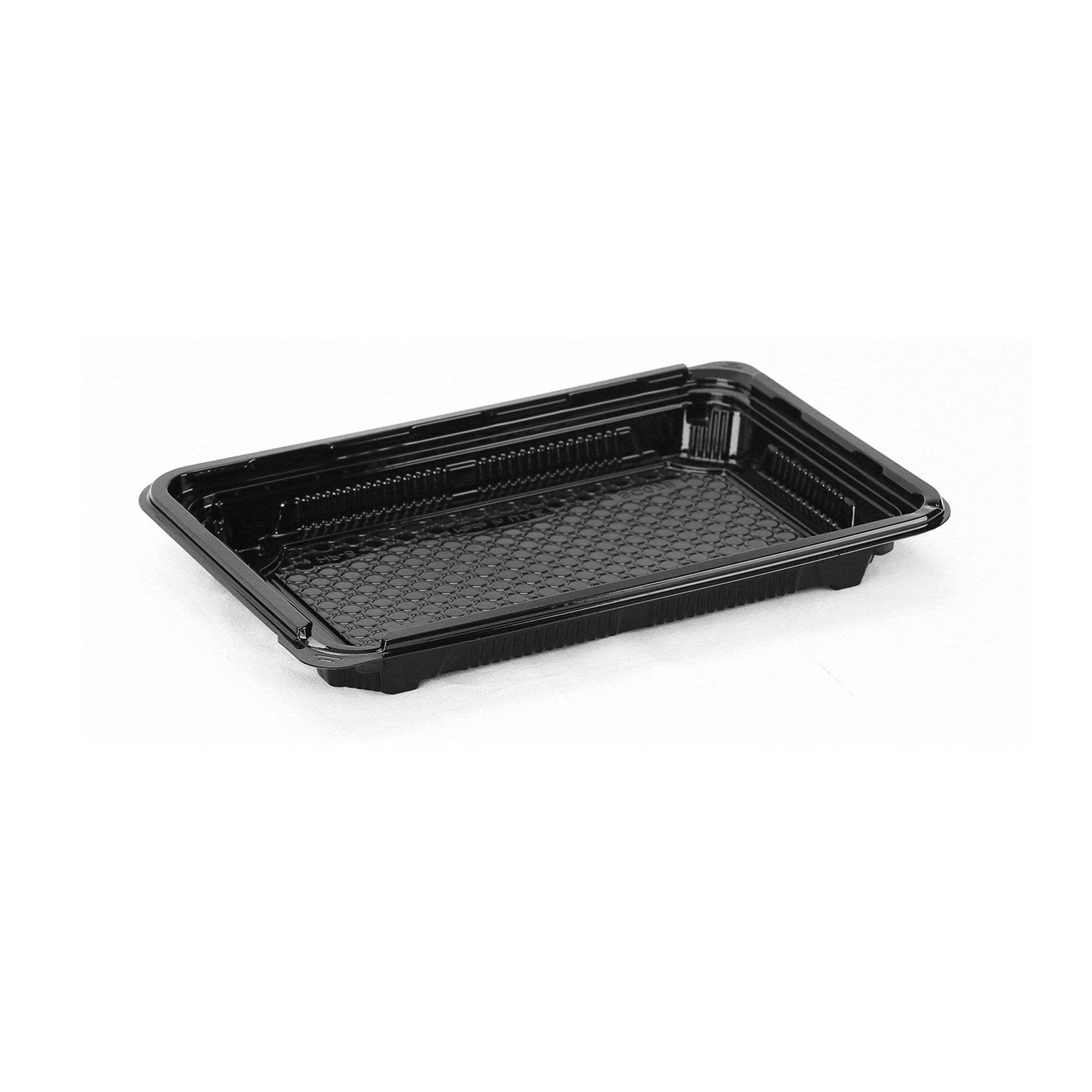 Black Sushi Container 254X164X29Mm 