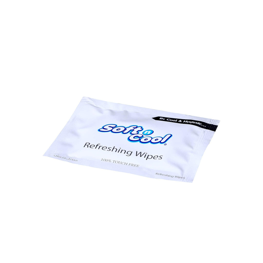 1000 Pieces Refreshing Wet Wipes Soft n Cool Hotpack Oman