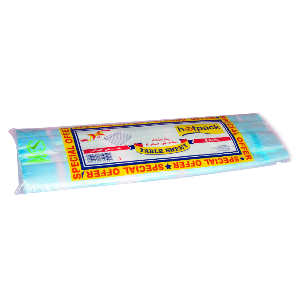 Buy First 1 Soufra Plastic Table Cover Roll 20 Sheets 6 Rolls
