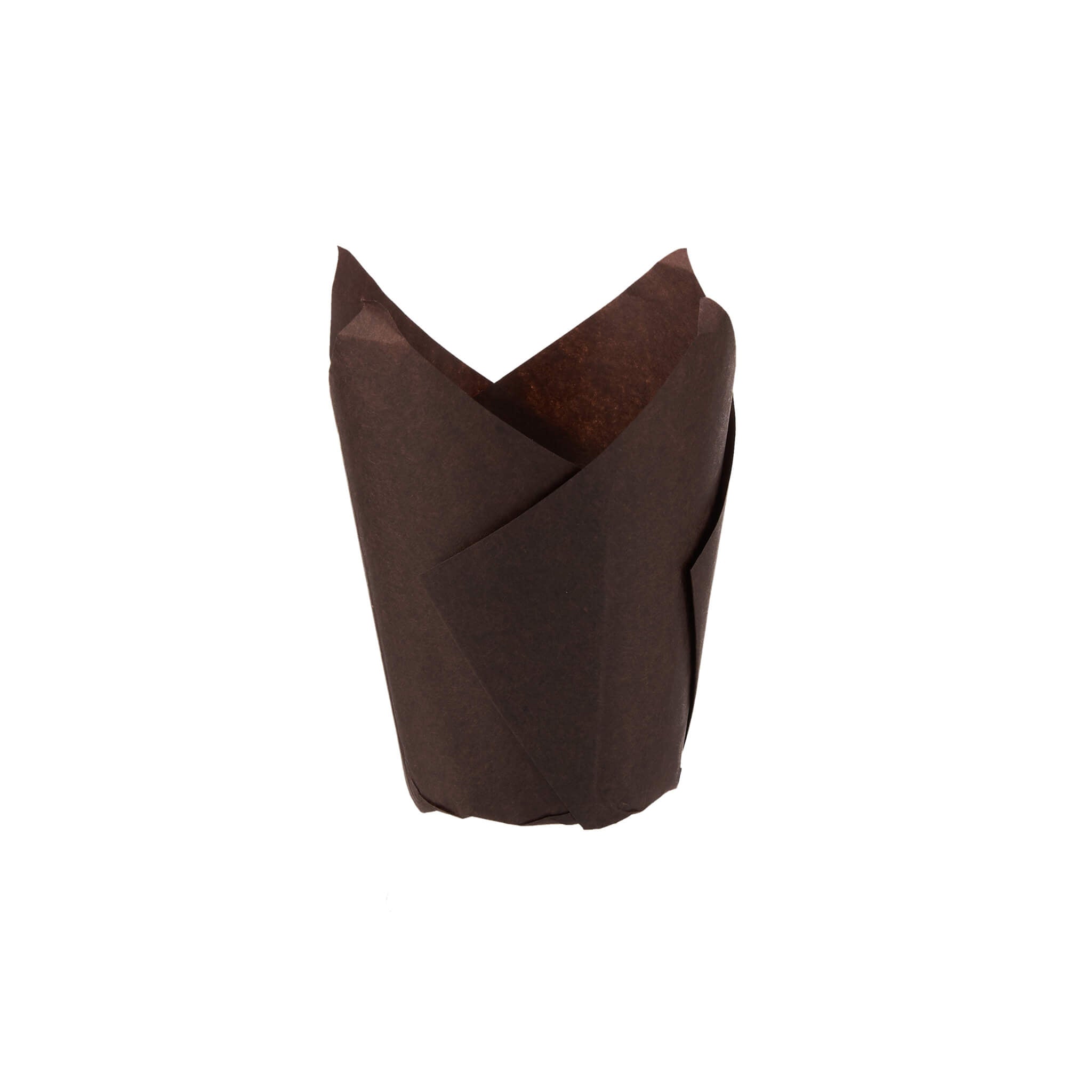 Brown Tulip Baking Cups 2500 Pieces - Hotpack Oman