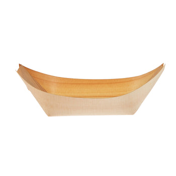 Disposable Wooden Boat Tray - Hotpack UAE