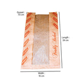 Paper Bag With Window 34x15x7.5 cm- Hotpack Global