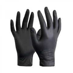 Black Powder Free Vinyl Gloves