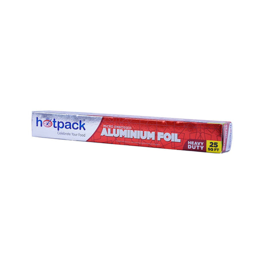 Hotpack | Aluminium Foil Embossed 25Sqft | 24 Rolls - Hotpack Oman